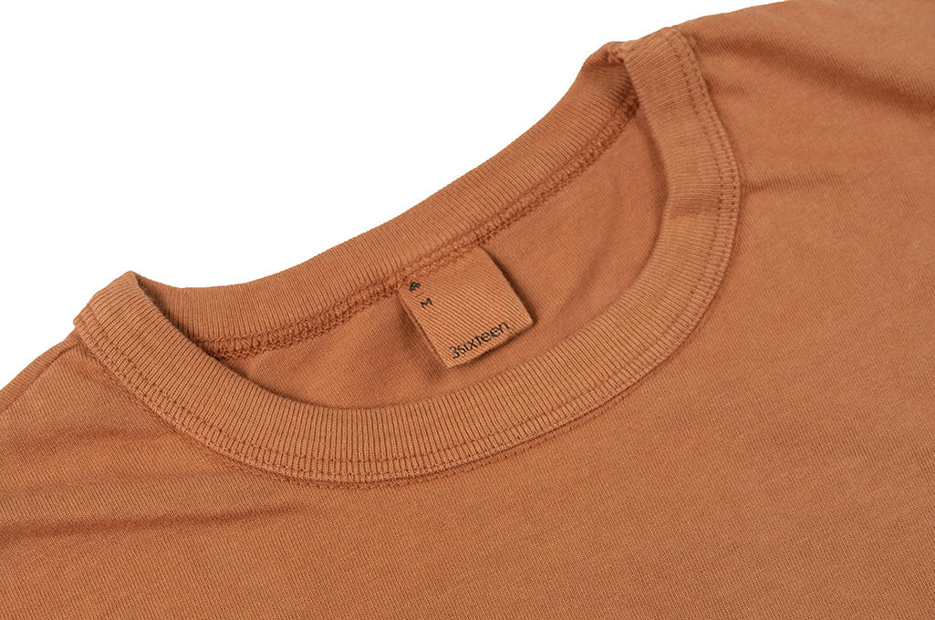 3sixteen Arcoíris Collection / Overdyed Pocket T-Shirt - Apricot